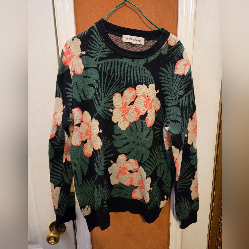 River Island Floral Sweater